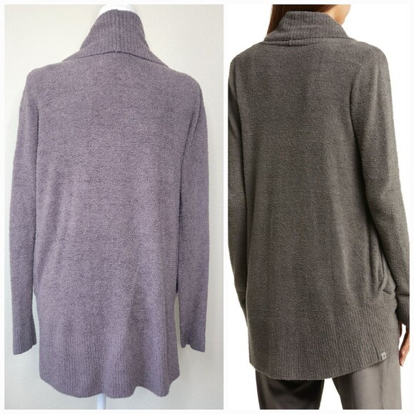 Barefoot Dreams Women's Size XS-Sm CozyChic Lite Circle Cardi in Charcoal Gray - Picture 13 of 13